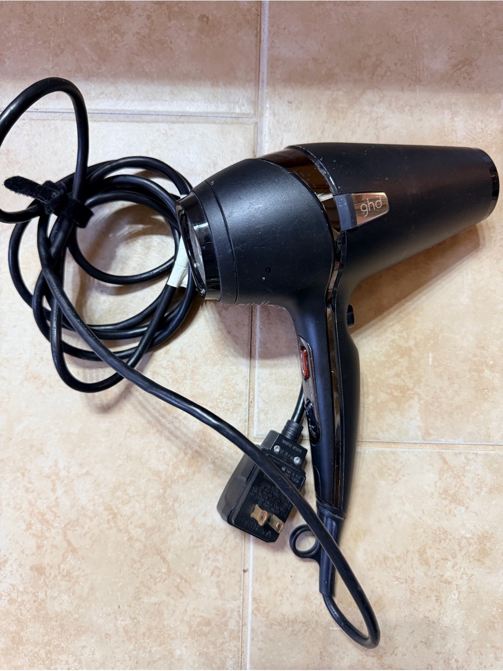 ghd air Black Professional ceramic Hair Dryer with cool shot